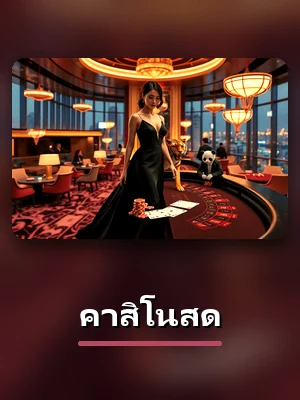 เกมคาสิโนสด สดจากสตูดิโอบน sacasino